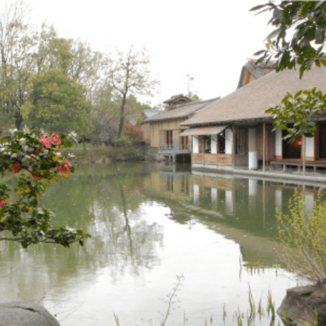 Yokokan Garden, former villa of the Matsudaira family, the lord of the Fukui domain