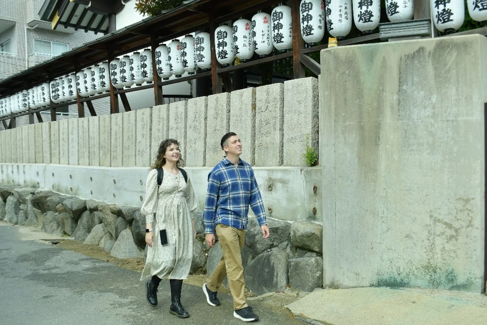 Approaching the shrine entrance, we felt a quiet excitement and anticipation.