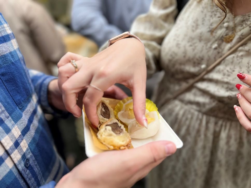 The pineapple daifuku was a delightful surprise—sweet, creamy, and refreshing!