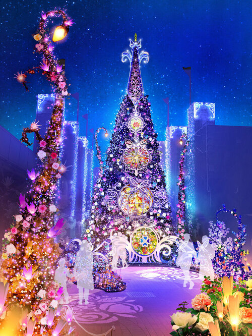 ☆ 美品！ デラックス イルミネーション ヴィレッジ ☆ ひらかたパーク<br>「光の遊園地 ～Flowering Illumination Rose