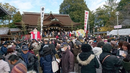 道明寺天満宮 初天神うそかえ祭