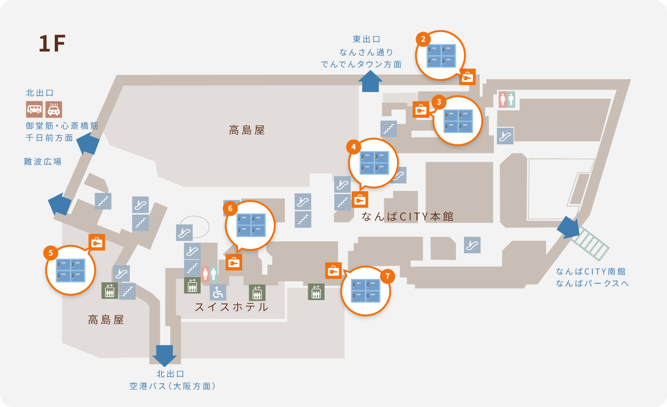 1の構内図