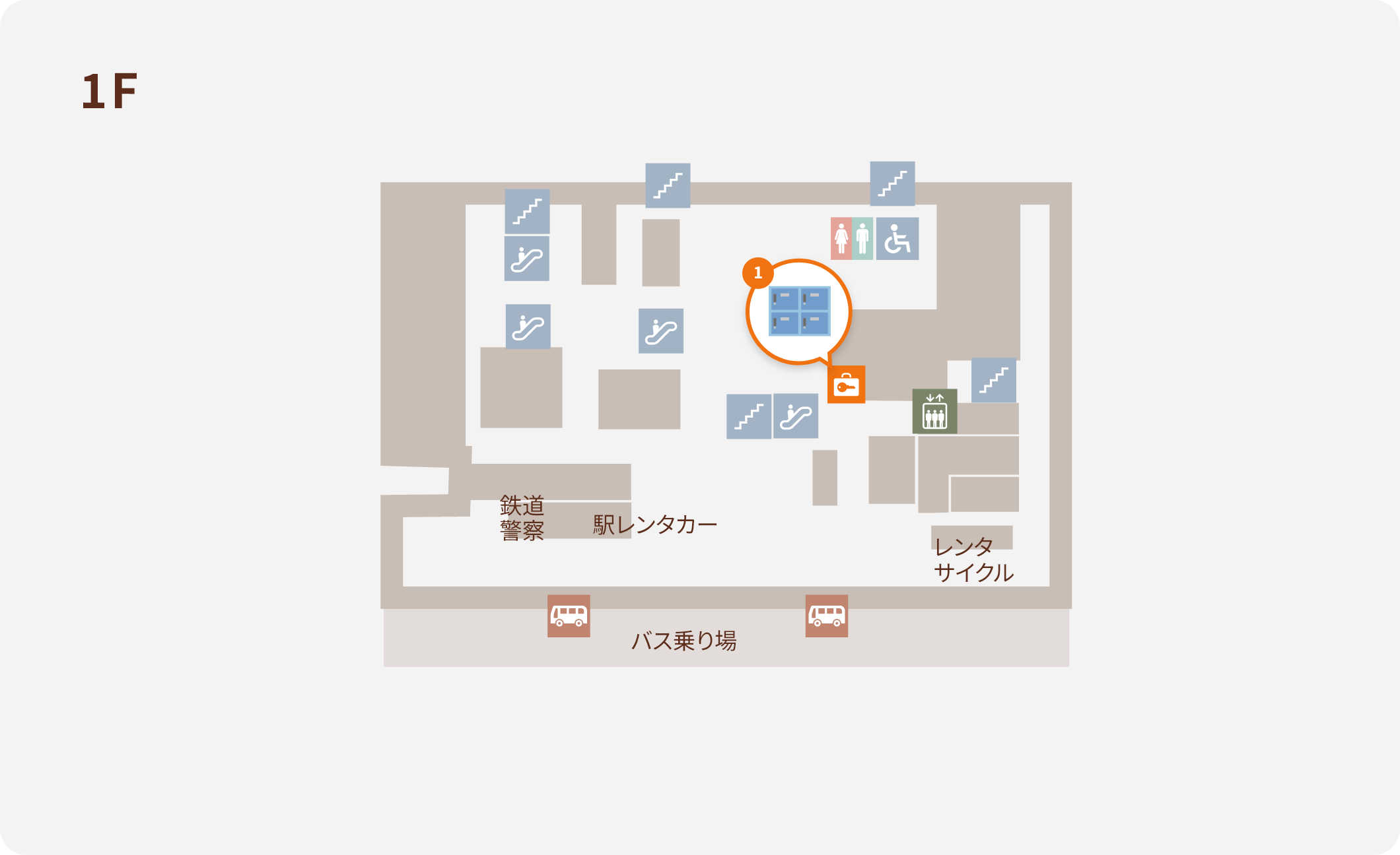 1の構内図