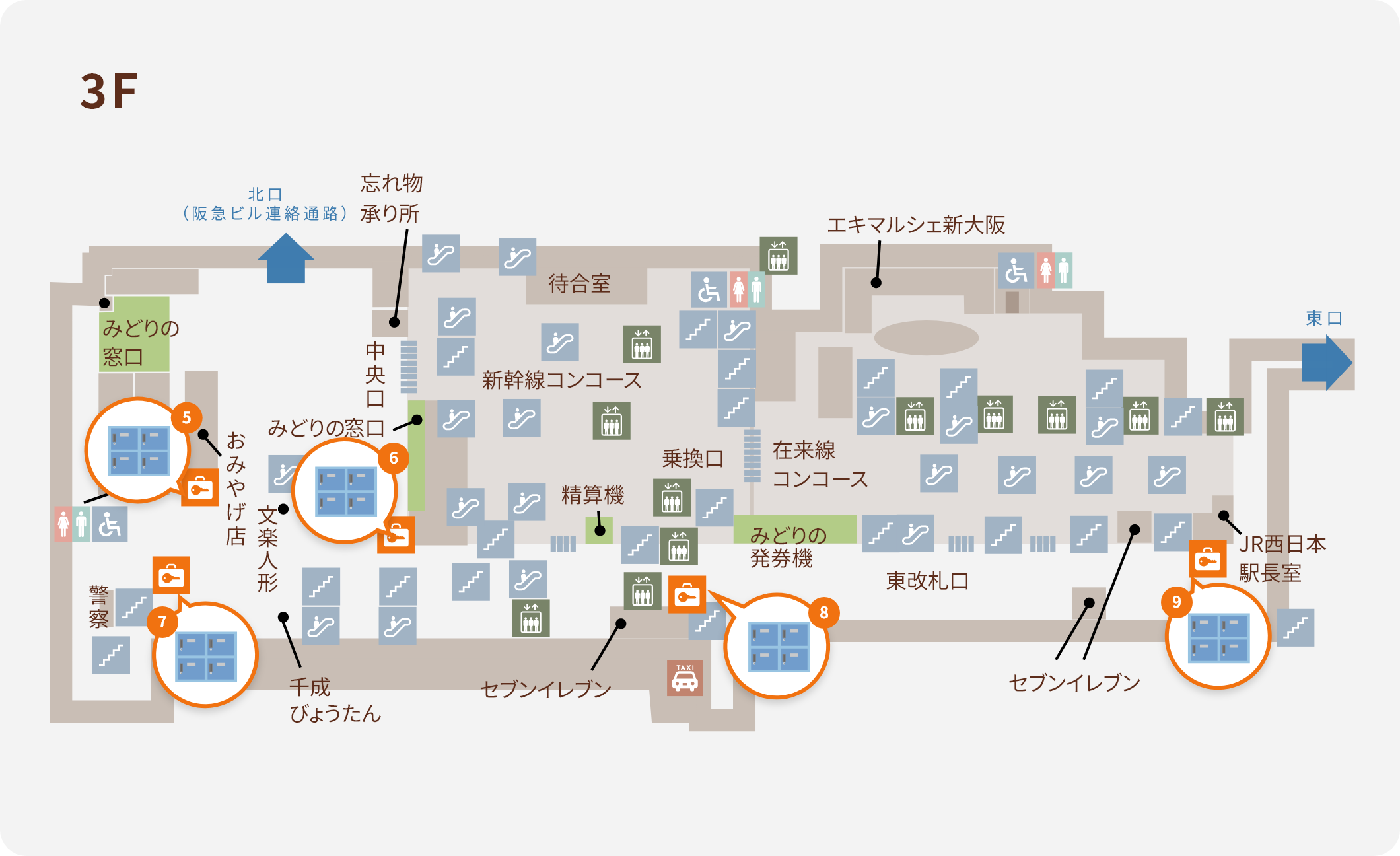 3の構内図
