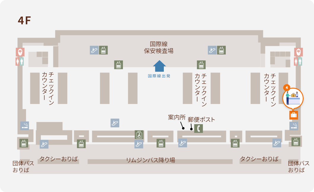 4的平面图