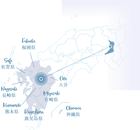 九州・沖縄周遊MAP