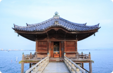 満月寺（浮御堂）_正面