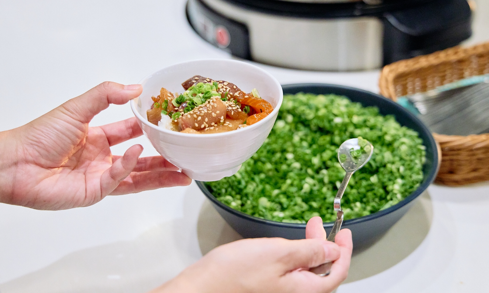 さんふらわあで食べることができる「りゅうきゅう茶漬け」の画像