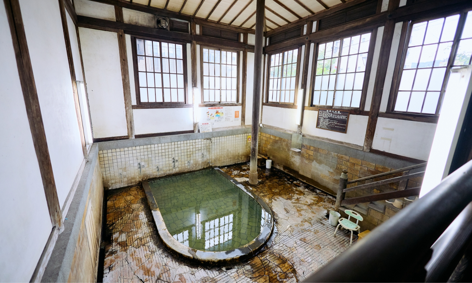 竹瓦温泉の温泉施設の一部