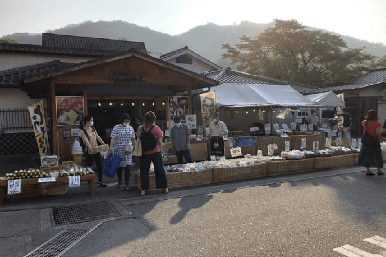 昼神温泉朝市