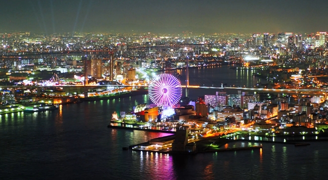 大阪夜景（咲洲宇宙塔觀景台）