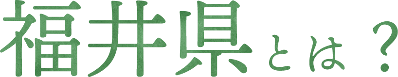 福井県とは?